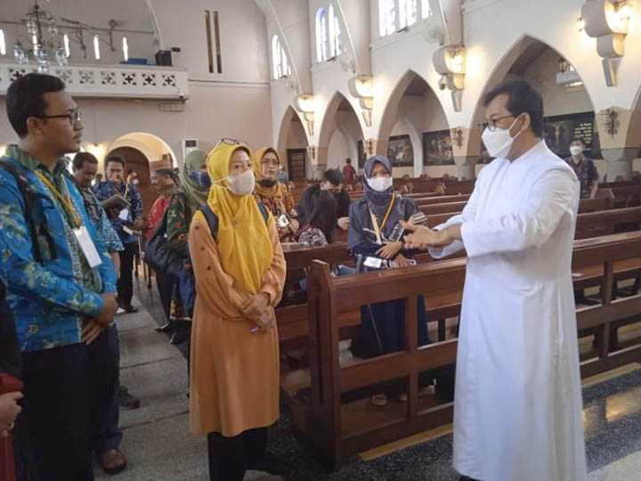 Katedral Malang Terima Kunjungan Sejumlah Lembaga Islam