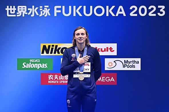 Katie Ledecky Raih 20 Emas Kejuaraan Renang Dunia