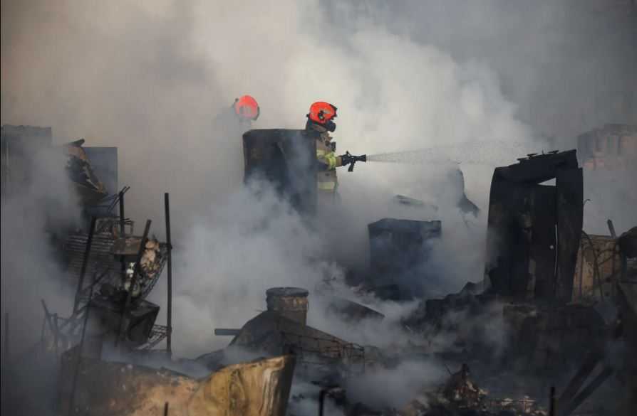 Kebakaran Besar Terjadi di Kawasan Kumuh Kota Seoul, 500 Orang Dievakuasi
