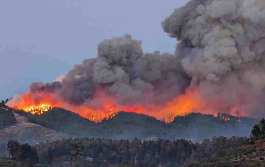 Kebakaran Hutan di Pulau La Palma Spanyol, Ribuan Orang Mengungsi