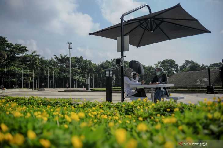 Keren! Saung dengan Konsep terbarukan Bertenaga Surya Hadir di Bandung