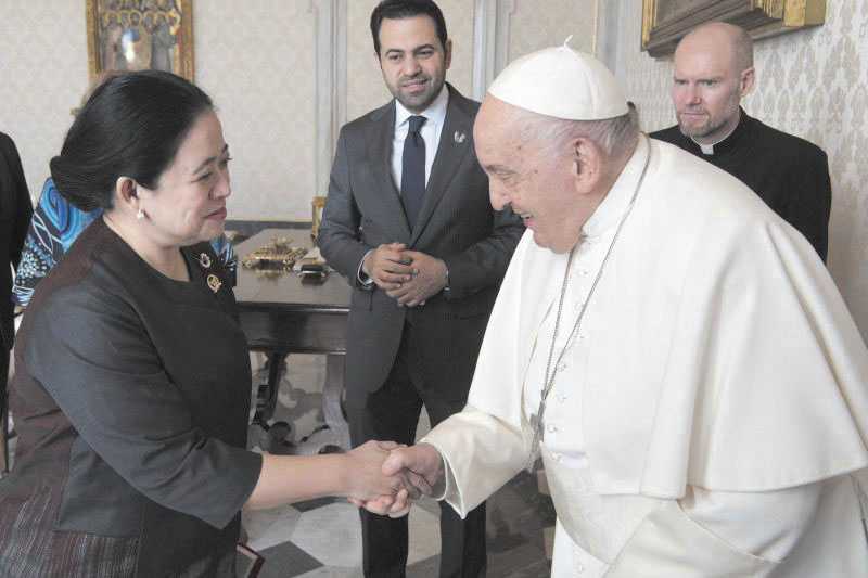 Ketua DPR RI dan Paus Fransiskus Bahas Toleransi
