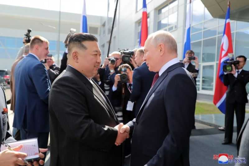 Kim Jong Un Ucapkan Selamat ke Putin yang Terpilih Kembali