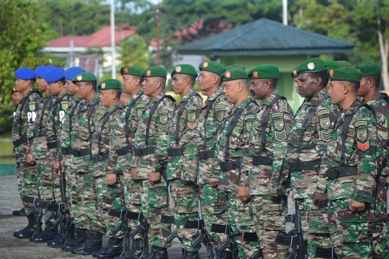 Kodim Mimika Gelar Upacara Hari Juang TNI AD Ke-77 untuk Peringati Jasa Para Pahlawan