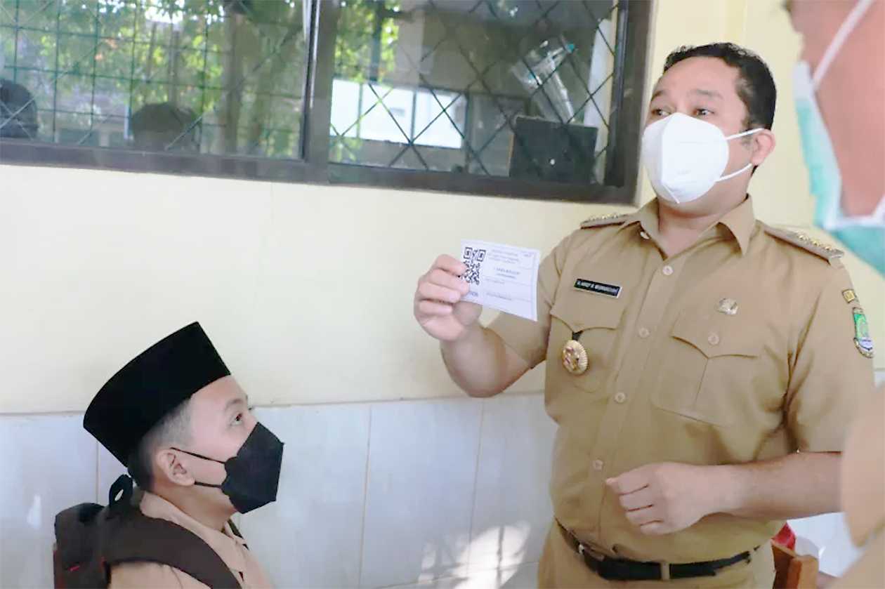 Kota Tangerang Percepat Vaksinasi Dosis Pertama