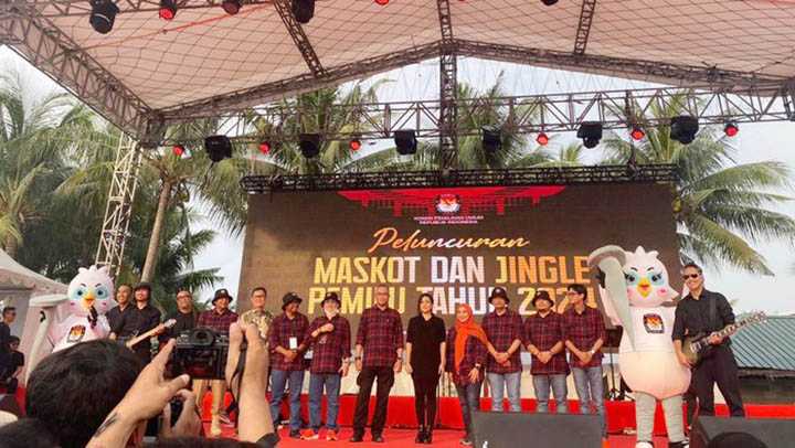 KPU Luncurkan Maskot dan 'Jingle' Pemilu 2024