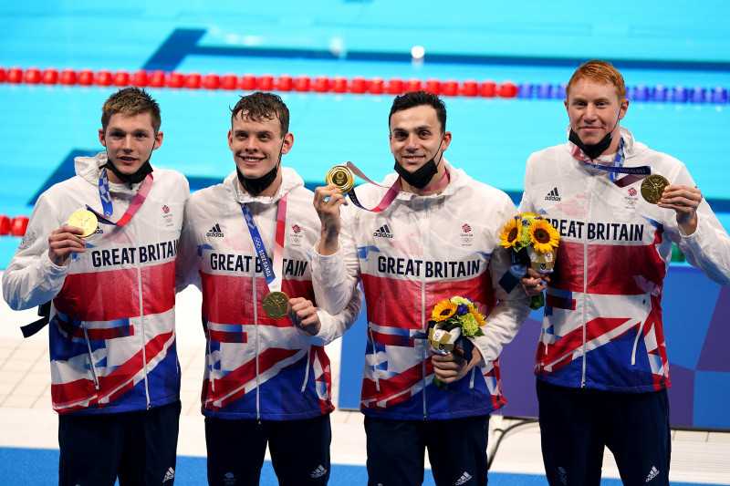 Kuartet Britania Rebut Emas Estafet 2x200m Gaya Bebas di Olimpiade Tokyo