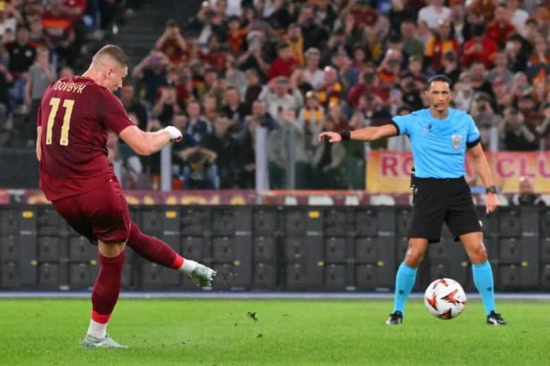 Lanjutan Laga Liga Europa, Gol Tunggal Artem Dovbyk Antar AS Roma Tekuk Dynamo Kiev 1-0