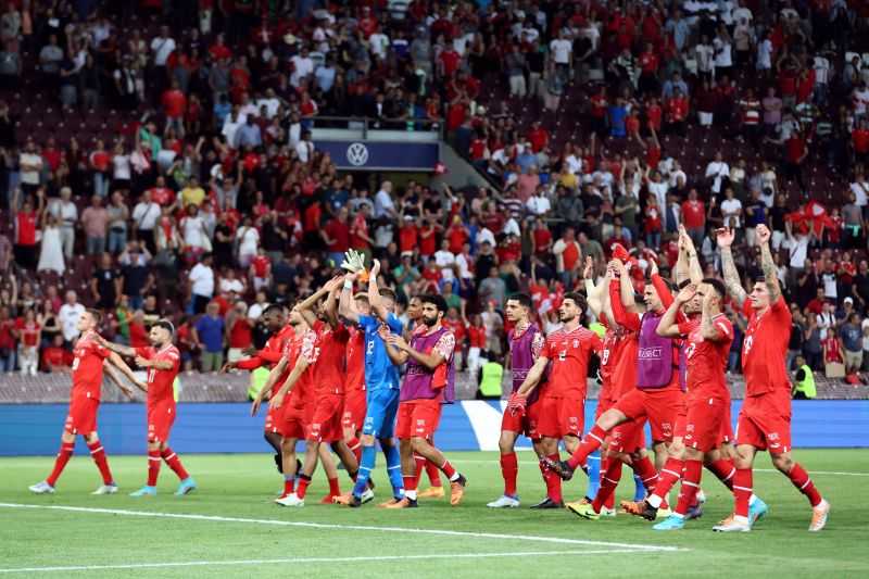 Lewat Gol di Menit Pertama, Swiss Secara Mengejutkan Tundukkan Portugal