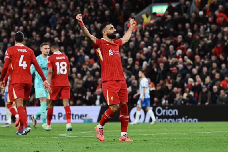 Liverpool Kembali ke Puncak Klasemen Liga Inggris Setelah Taklukkan Brighton 2-1