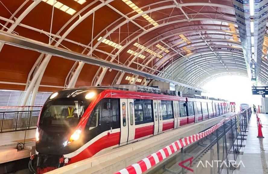 LRT Rute Velodrome-Pramuka Ditargetkan Beroperasi 2024
