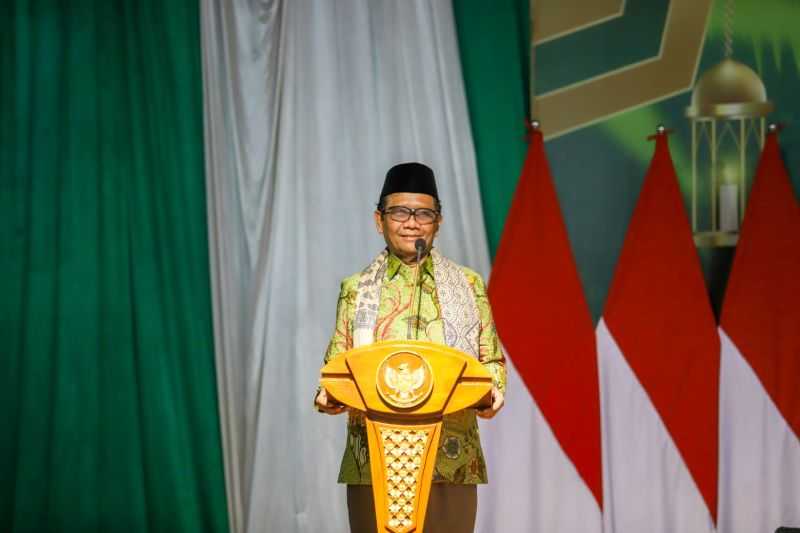 Mahfud MD Sebut Indonesia Butuh Generasi Emas dari Pesantren
