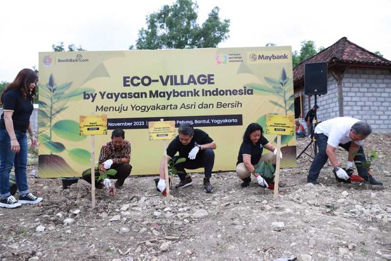 Maybank Indonesia Bersama Benih Baik Jalin Kerjasama Dalam Kegiatan CSR Eco Village 1