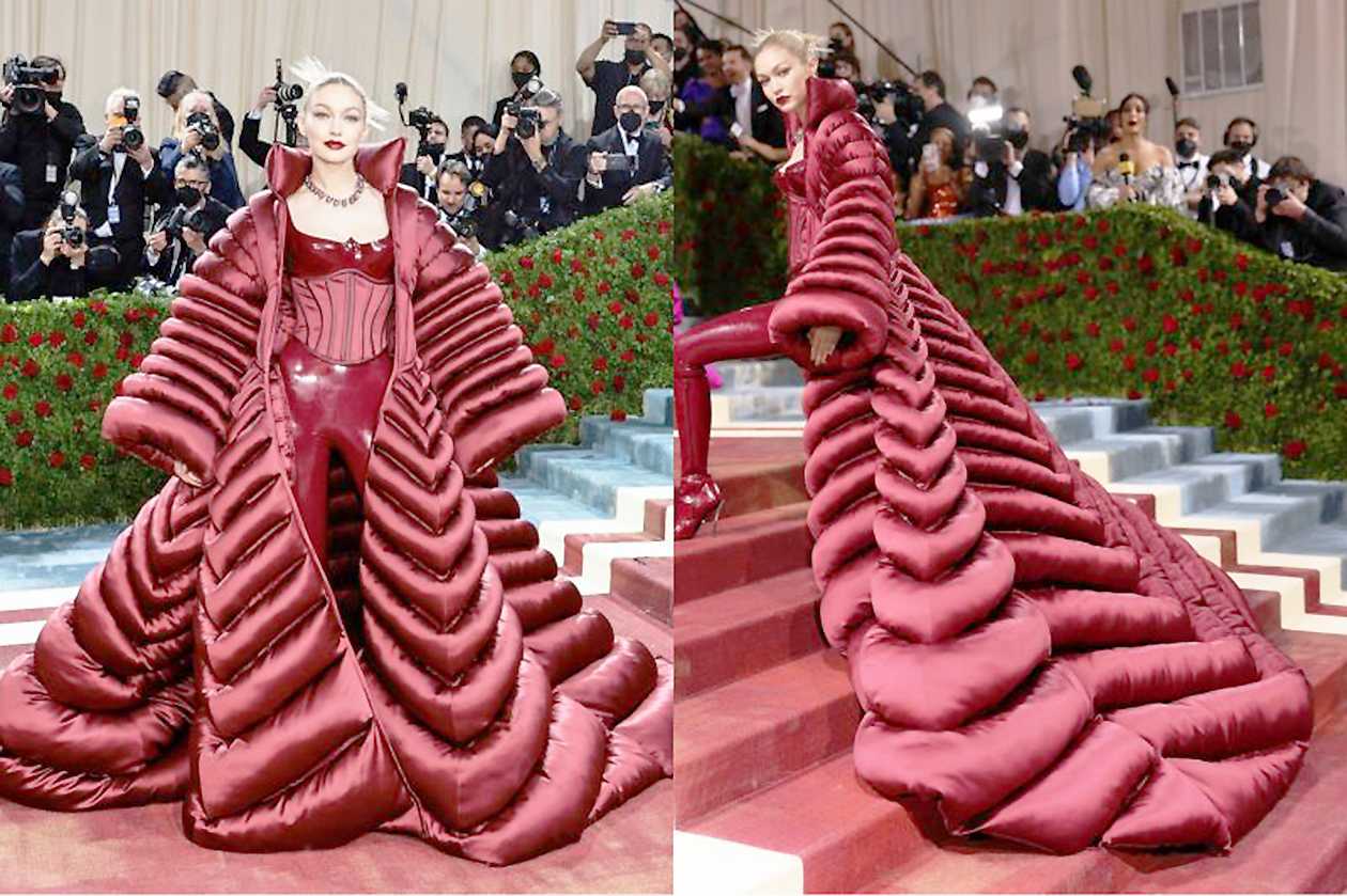 Mengejutkan, Penampilan Gigi Hadid di Met Gala 2022