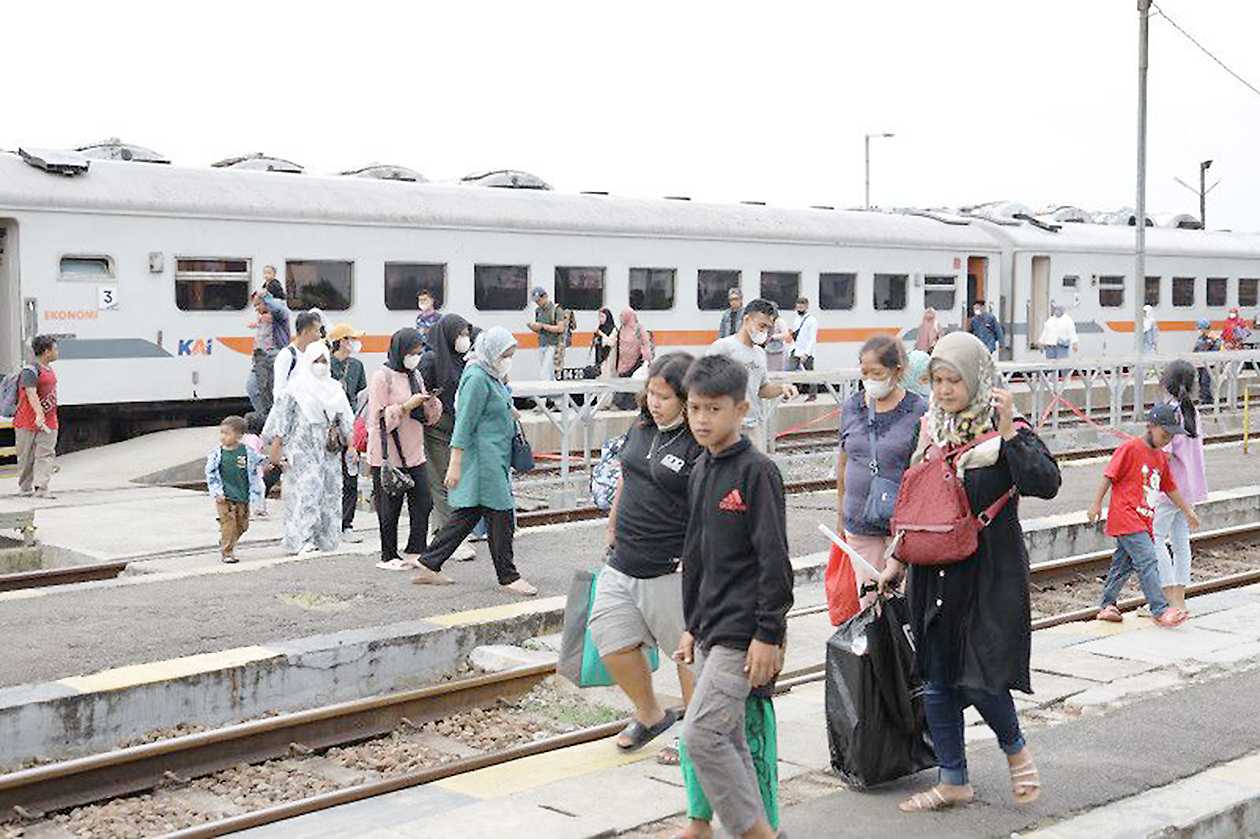 Meningkat 91 Persen, Pengguna KA di Stasiun Purwakarta Saat Lebaran