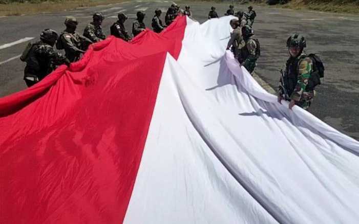 Merah Putih Berkibar di 'Sarang KKB'