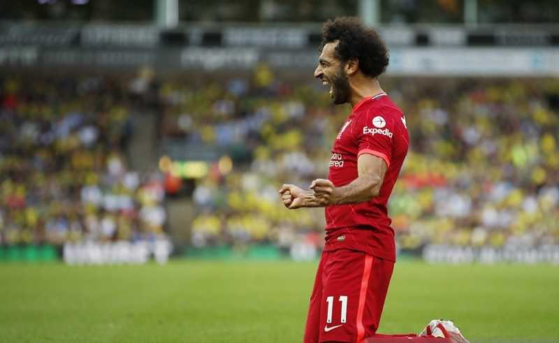 Mohamed Salah Pecahkan Rekor saat Liverpool Taklukkan Norwich