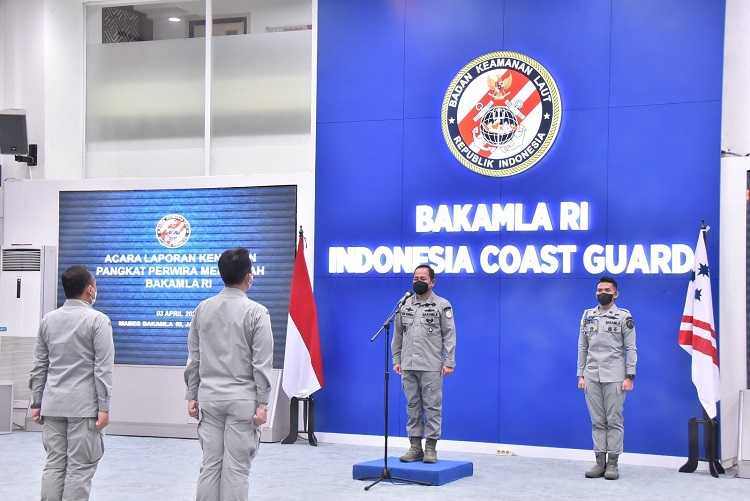 Naik Pangkat, Dua Letnan Kolonel Resmi Menjadi Kolonel Bakamla