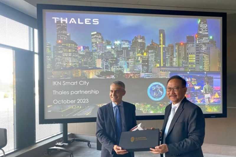 Otorita IKN dan Thales Prancis Kerja Sama Bangun Infrastruktur Teknologi