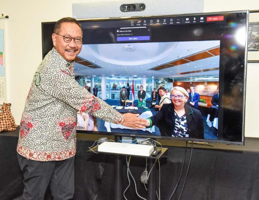 Otorita IKN Sepakati Komitmen Kerja Sama Pengembangan Ibu Kota dengan Otorita Canberra