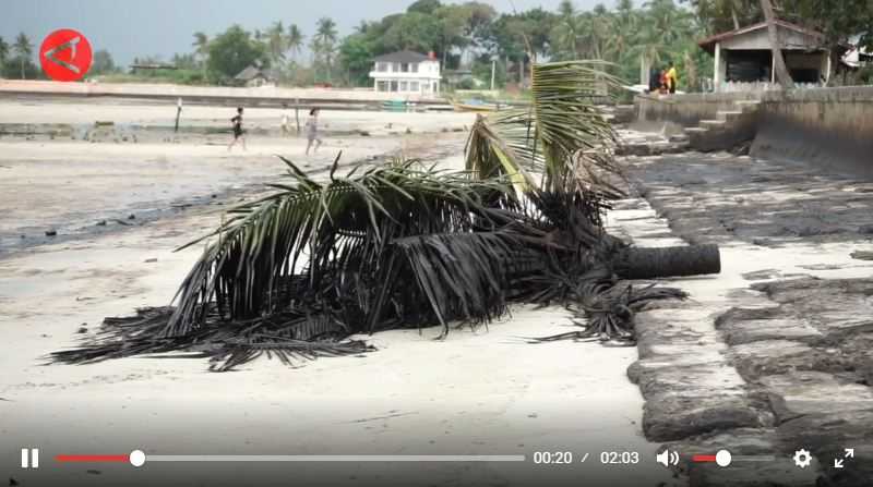 Pantai Batam Tercemar, 10 Karung Limbah Minyak Hitam Kembali Ditemukan