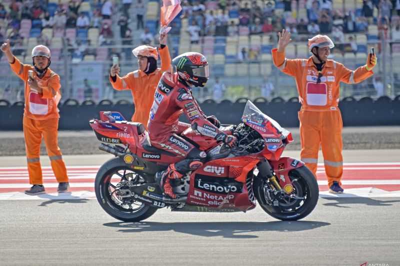 Pembalap Bagnaia Tetap Jaga Mentalitas Positif Meski Tak Berhasil Finis di Sprint GP Malaysia