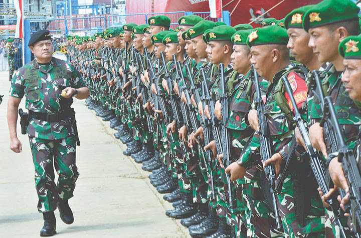 Pemberangkatan Satgas Pengamanan Papua