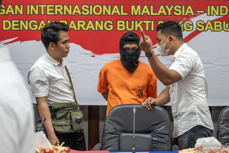 Pemberantasan Narkoba, Bareskrim Tangkap 5 Tersangka Selundupkan 19 Kg Sabu dari Malaysia