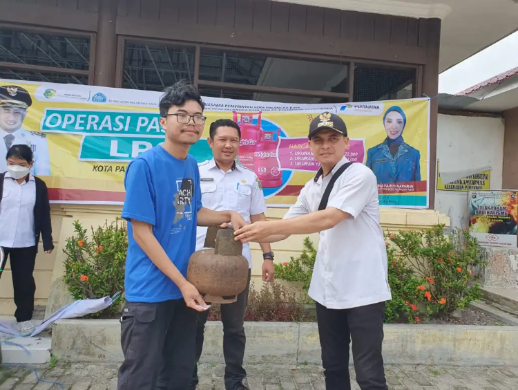 Pemkot Palangka Raya Gelar Operasi Pasar LPG