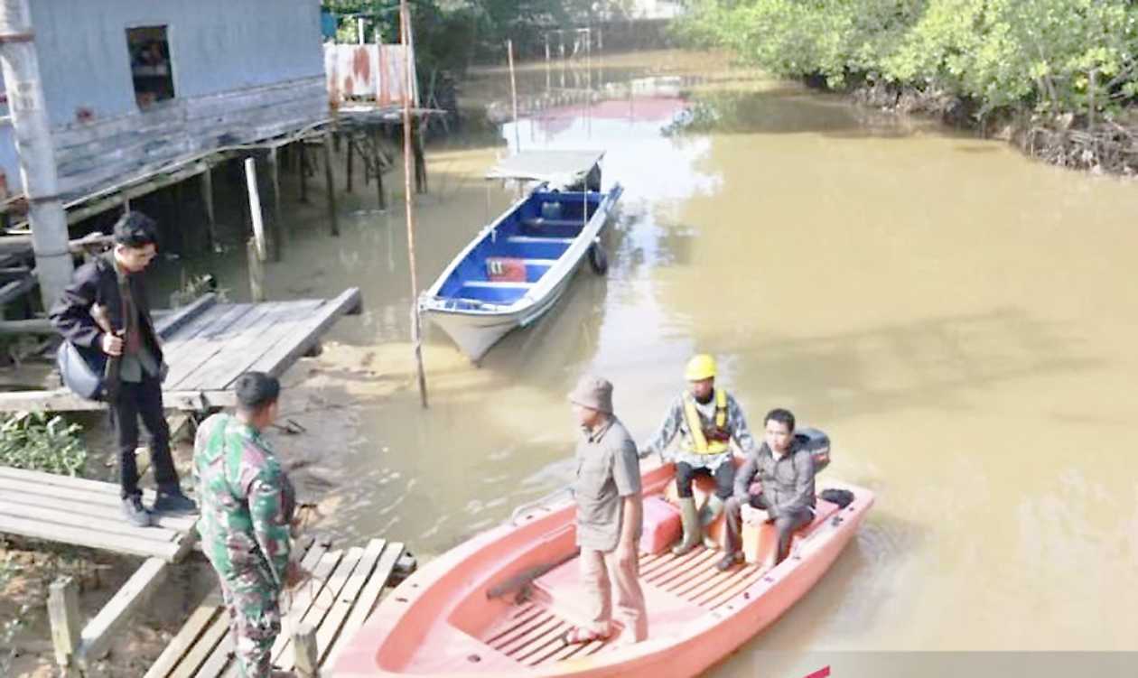 Pemprov Kaltim Bersama TNI Normalisasi Sungai di Bontang