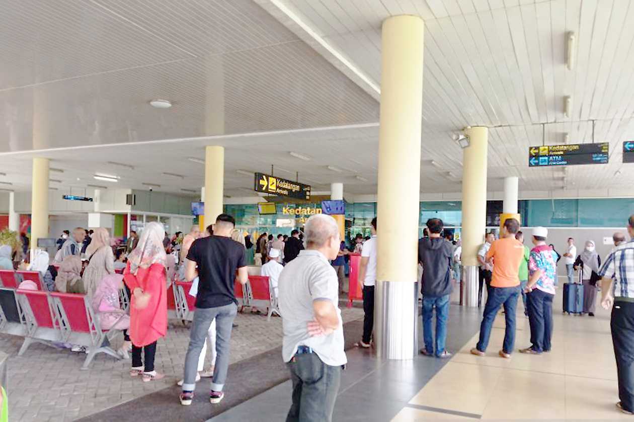 Penghujung Liburan, Penumpang di Bandara Jambi Capai 3.655 Orang