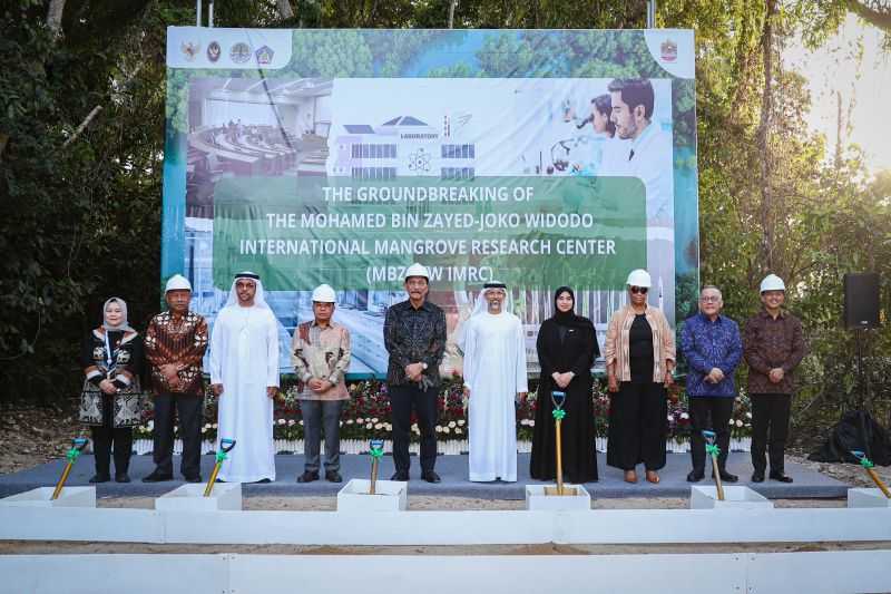 Penguatan Kerja Sama, UEA Letakkan Batu Pertama Pusat Global Penelitian Mangrove di Bali
