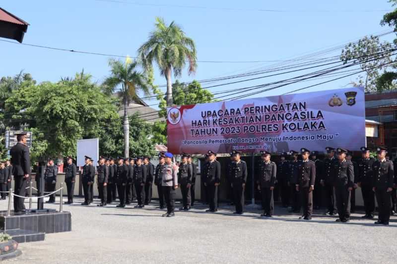 Perkuat Keberagaman, Kapolres Kolaka Minta Jajaran Menjunjung Tinggi Nilai-nilai Pancasila