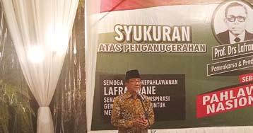 HMI Syukuran Lafran Pane Pahlawan Nasional