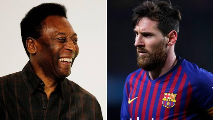 Pele Sampaikan Selamat kepada Messi karena Samai Rekor Golnya