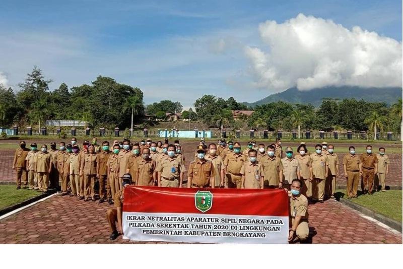 ASN Bengkayang Ikuti Ikrar Netralitas  di Pilkada Serentak 2020