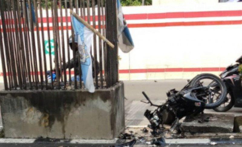 Seorang Pria  Tewas Seketika Usai  Tabrak Tiang MRT di Rasuna Said