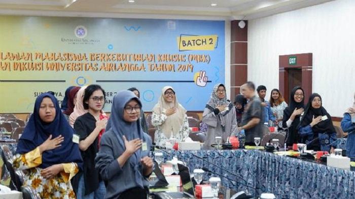 Unair Fasilitasi Mahasiswa Disabilitas Pendidikan Inklusi