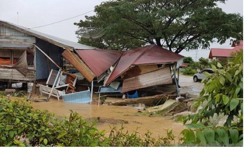 Belasan Ribu Rumah Terendam Banjir di Aceh Timur 