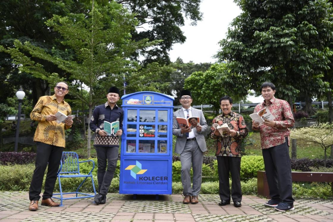 Pemprov Jabar Resmikan Perpustakaan Jalanan