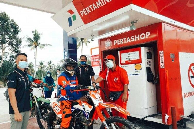 Pertamina Bangun Pertshop di Kawasan Wisata Danau Aur