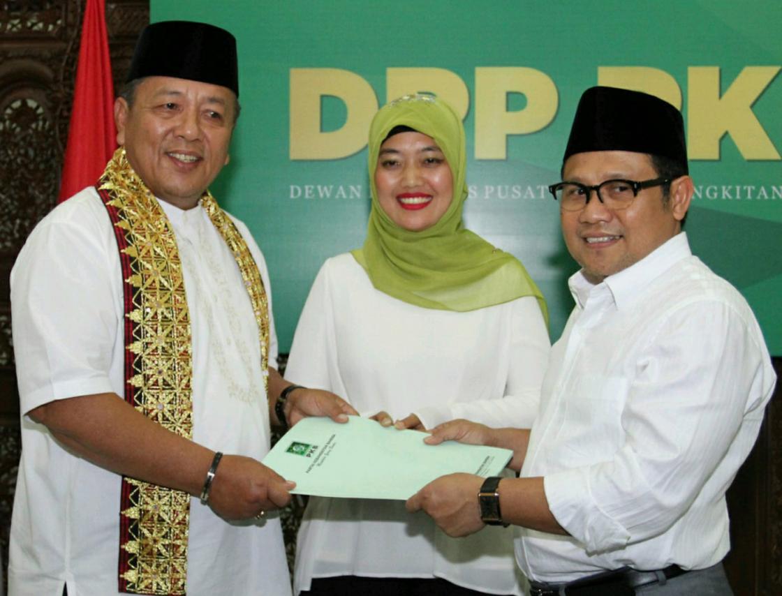 PKB Deklarasi Pasangan Cagub Arinal Djunaidi-Chusnunia