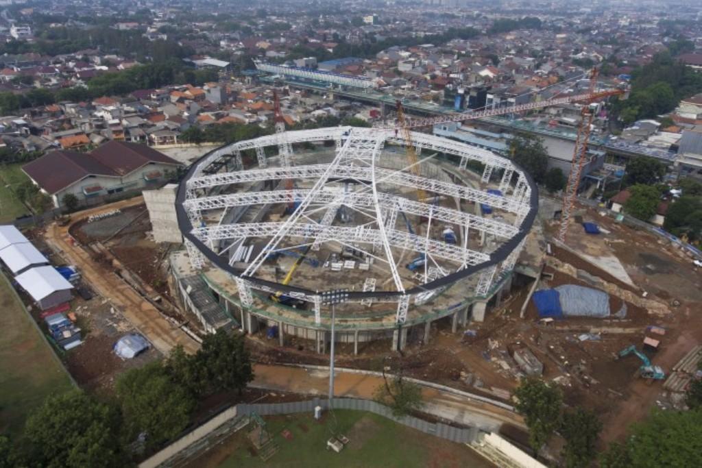 Pembangunan Velodrome WIKA Gedung Capai 65%