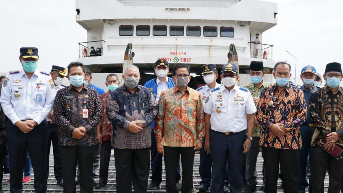 Pelabuhan Penyeberangan Kuala Tungkal Resmi Beroperasi