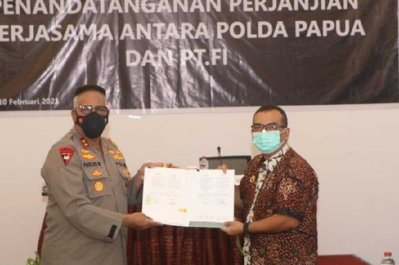 Polda Papua-PT Freeport Kerja Sama Pengamanan dan Penegakan Hukum