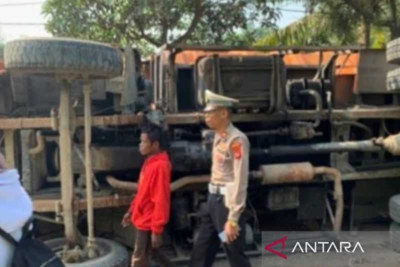 Polisi Investigasi Kecelakaan Truk Tambang yang Kembali Terjadi di Parungpanjang