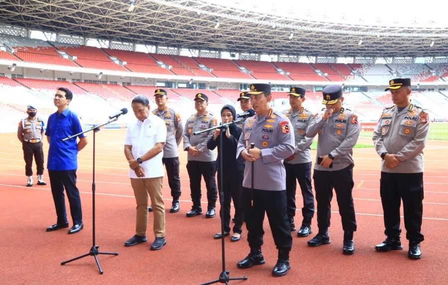 Polri Batasi Jumlah Penonton Laga Indonesia Vs Vietnam di GBK Hanya 50.000 Orang