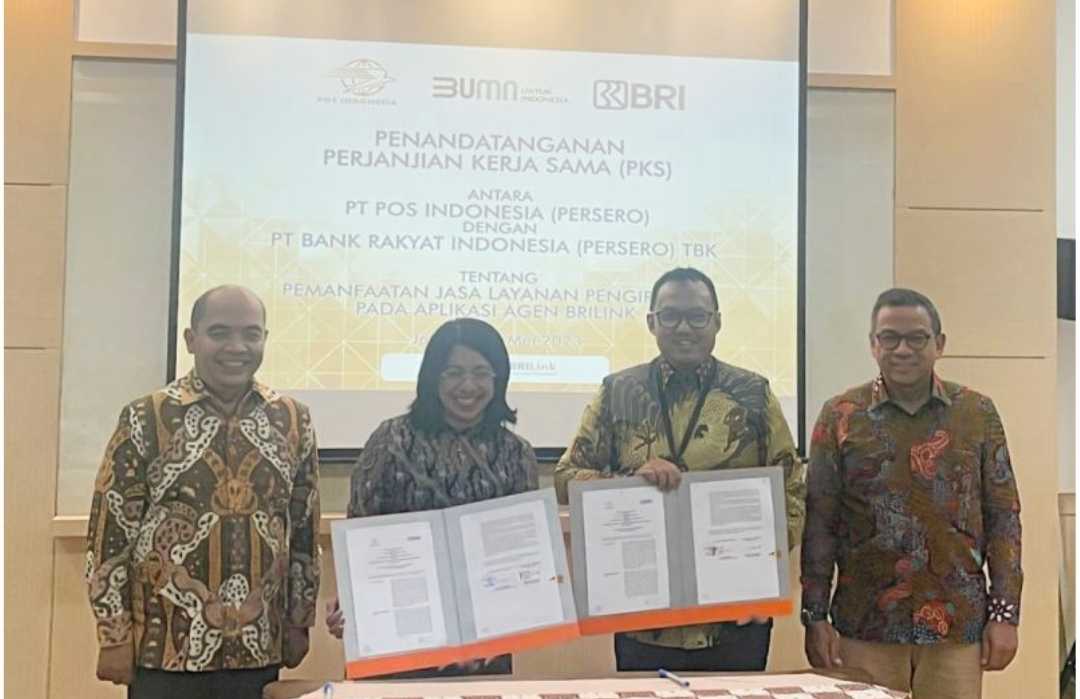 Pos Indonesia-BRI Kerja Sama Pengembangan Agen