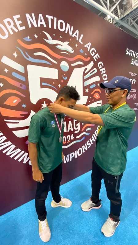 Prajurit Petarung TNI AL Raih Medali di Event Singapore Age Group Swimming Championships 2024