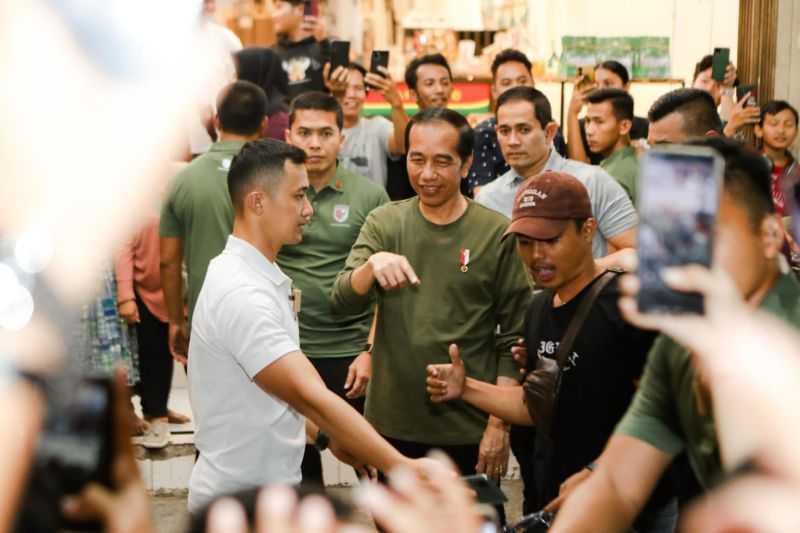 Presiden Jokowi Sapa Warga di Kawasan Malioboro Yogyakarta